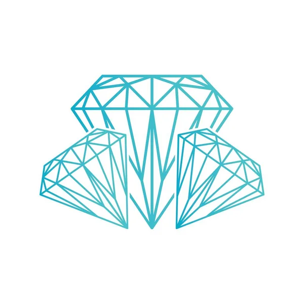 Logo Diamond Plantilla Vector Icono Ilustración Diseño — Vector de stock