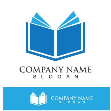 Dijital kitap logo teknolojisi vektör ikonu tasarımı