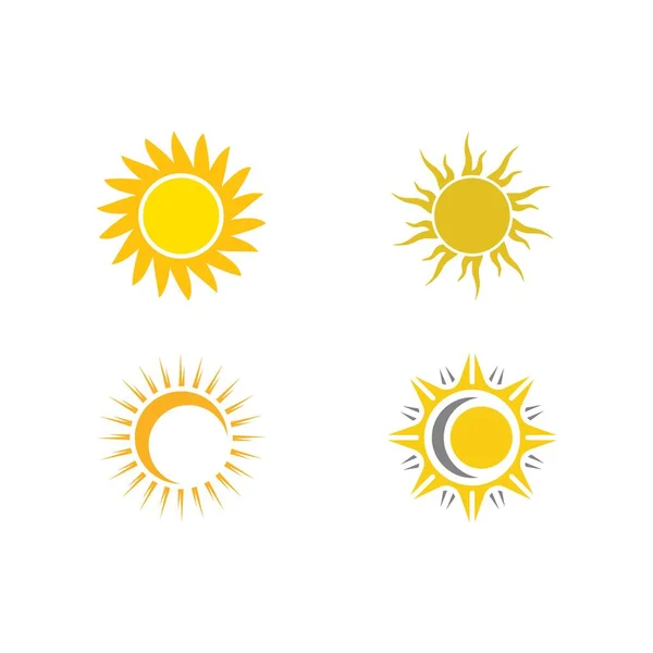 Иллюстрация Логотипа Creative Sun Concept — стоковый вектор