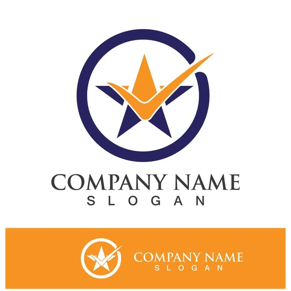 Star Logo Bilder Illustration Design Vektor — Stock vektor