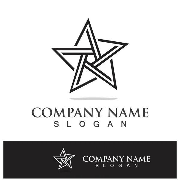 Star Logo Immagini Illustrazione Disegno Vettoriale — Vettoriale Stock