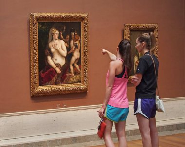 Washington 'daki Ulusal Galeri' deki Old Masters tablolarına hayranım.      