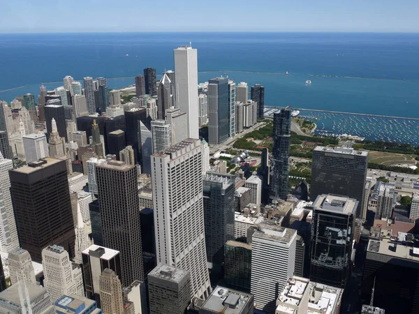 Chicago Centru Kancelářských Budov — Stock fotografie