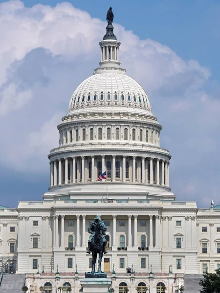 United States Capitol Building Andrew Jackson Statue Stock Image