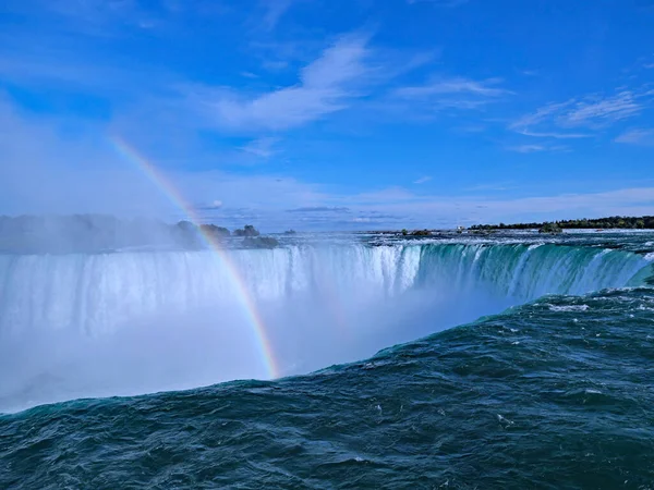 Utsikt Över Niagarafallen Från Kanten Hästskofallen — Stockfoto