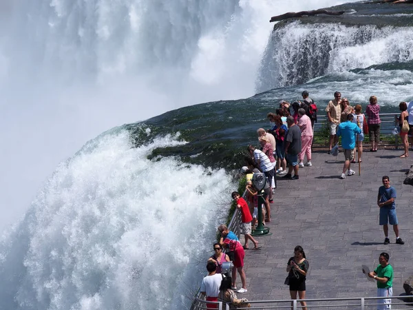 Niagarské Vodopády Okraj Amerických Vodopádů — Stock fotografie