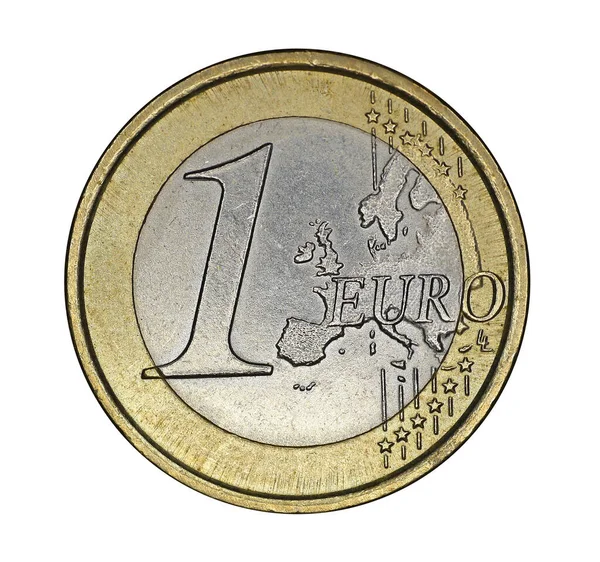 欧州連合のユーロ硬貨1枚 — ストック写真