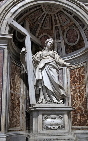Rome Oktober 2011 Staty Sankt Helena Mor Till Kejsaren Contantine — Stockfoto