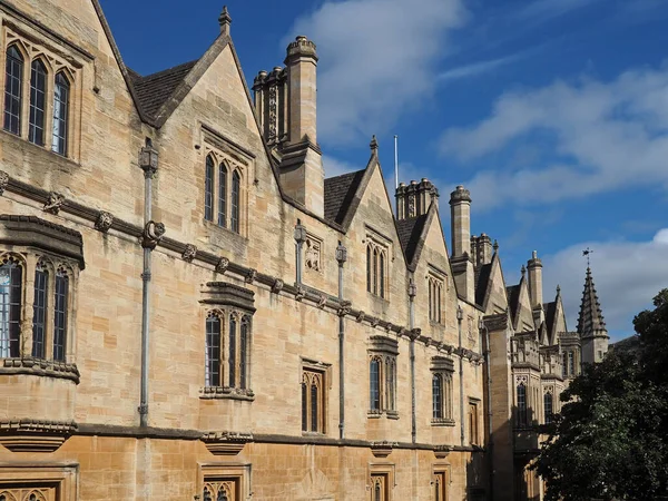 Oxford Wrzesień 2016 Magdalen College Uniwersytetu Oxfordzie Jest Najbardziej Eleganckim — Zdjęcie stockowe