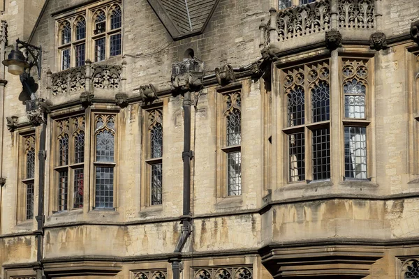 Oxford University Gothic Architecture College Building — стокове фото