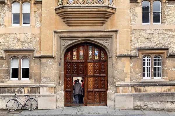 Oxford Polska Szkoły Oksfordzkie Tradycyjnie Były Strzeżonymi Społecznościami Studenci Zobowiązani — Zdjęcie stockowe