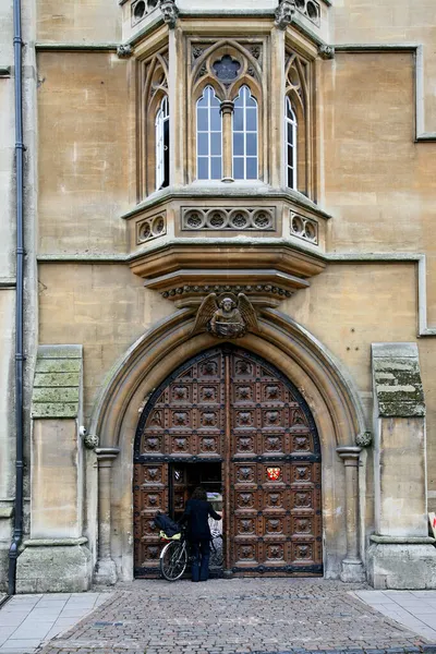 Universidade Oxford Lincoln College Portão Entrada — Fotografia de Stock