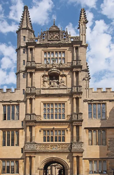 Oxford University Bodleian Library Tower — стокове фото