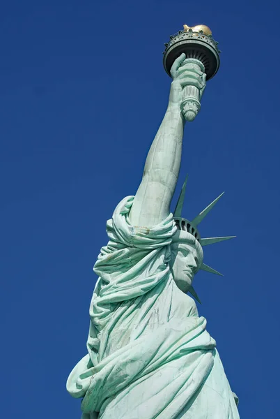Статуя Свободи Яку Видно Знизу — стокове фото