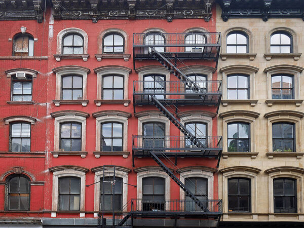 Old Manhattan apartment buildings