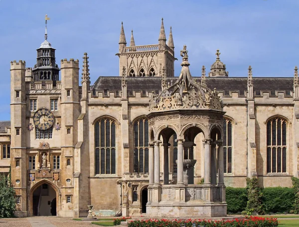 Кембриджський Університет Трінітський Коледж — стокове фото
