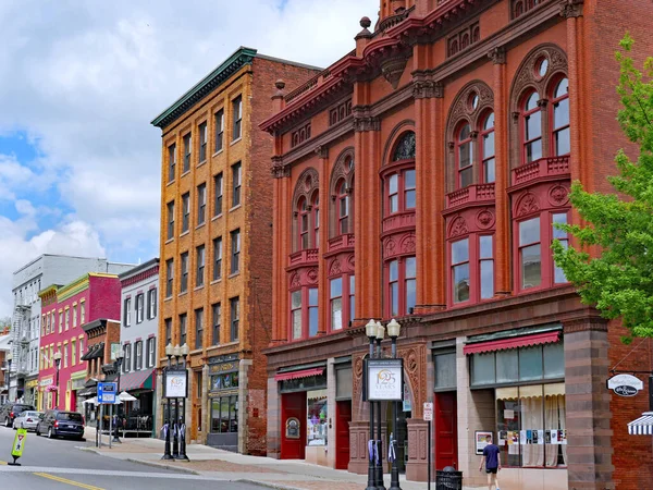 Geneva Usa Denna Stad Finger Lakes Har Många Väl Bevarade — Stockfoto