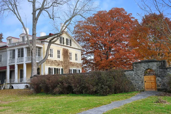 Casa Del Sitio Histórico Nacional Franklin Roosevelt Hyde Park Nueva — Foto de Stock