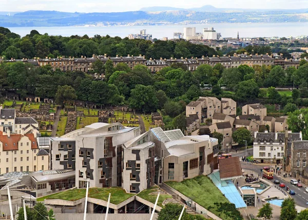 Palazzo Del Parlamento Scozzese Edimburgo — Foto Stock