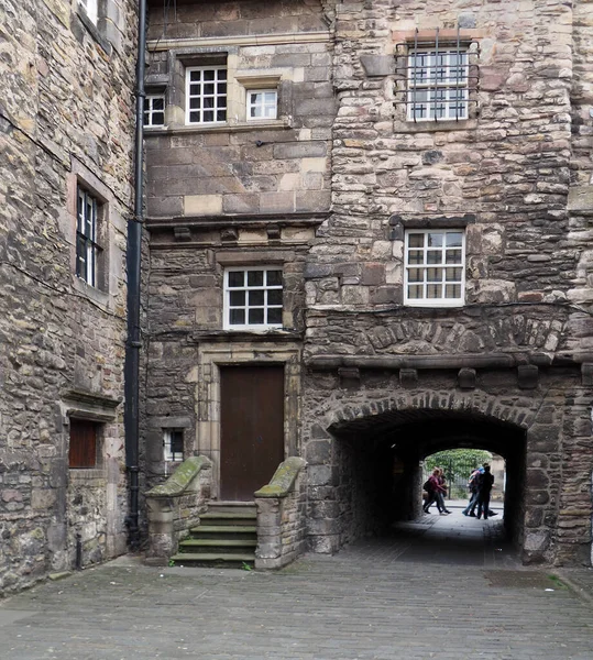 Edimburgo Casa Medieval Cidade Velha — Fotografia de Stock