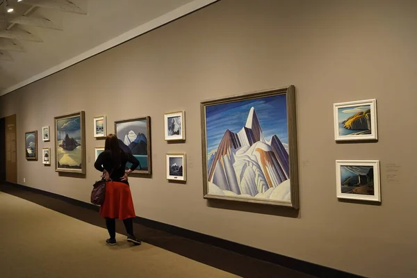 Mcmichael Gallery Canadian Art Paintings Lawren Harris Group Seven — Foto de Stock