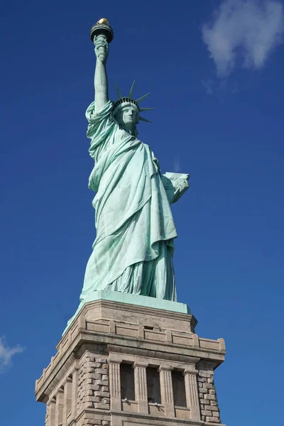 New York Statue Liberty Looking Base — стокове фото