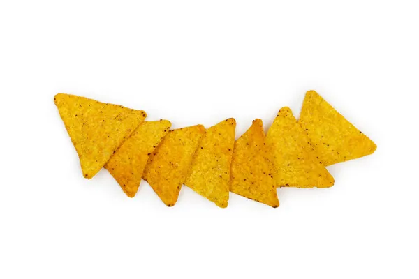 Chips Tortilla Milho Nachos — Fotografia de Stock
