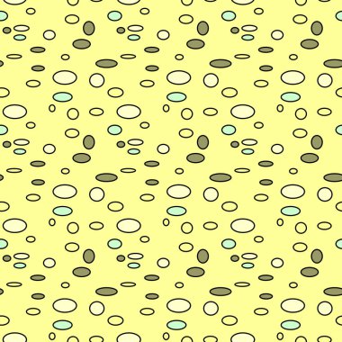 Dairelerin sürekli vektör deseni, pürüzsüz ışık deseni