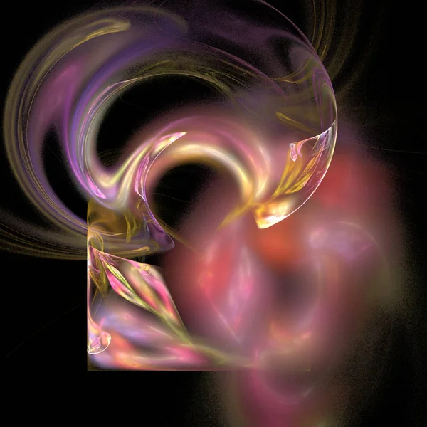 明るい抽象的な線形背景 グラフィック デザイン上のピンク紫色のデジタル描画 — ストックベクタ
