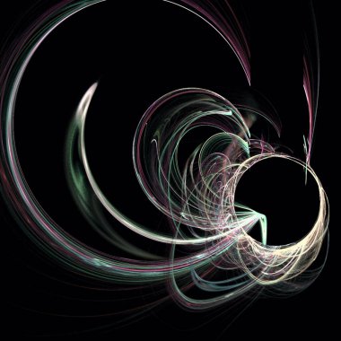 fantastik uzay çizimi siyah zemin üzerinde gri çelik gezegen, yıldız sistemi, renk grafikleri, arkaplan, tasarım