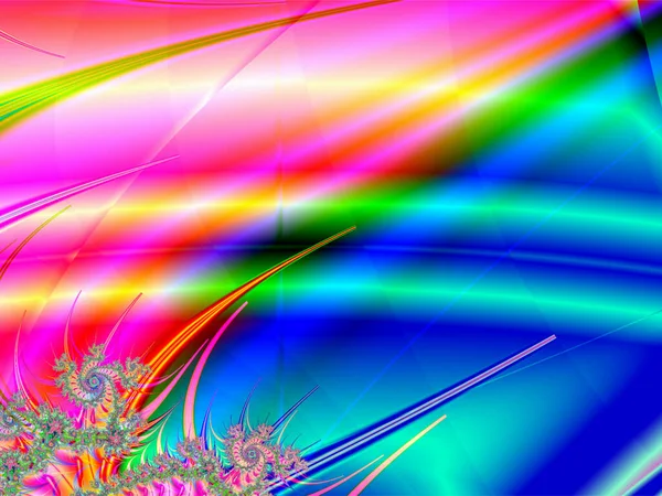Abstract Pink Blue Line Drawing Color Graphics Background Design — ストックベクタ