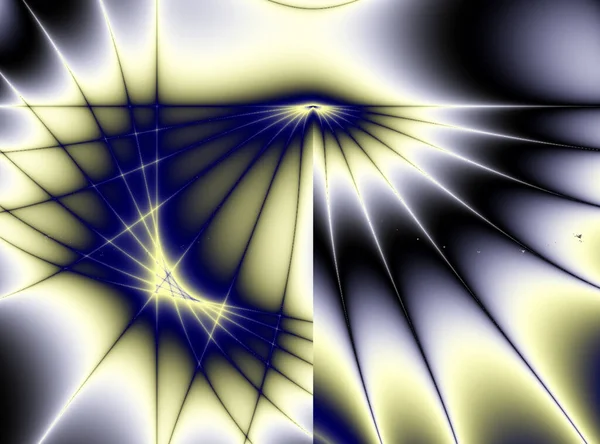 Abstraktní Modro Žluté Pozadí Čar Vírů Jasný Kontrastní Vzor Design — Stockový vektor