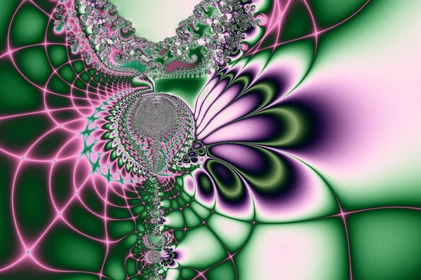 Барвистий Абстрактний Геометричний Фон Рожево Зелена Графічна Ілюстрація Дизайн — стоковий вектор