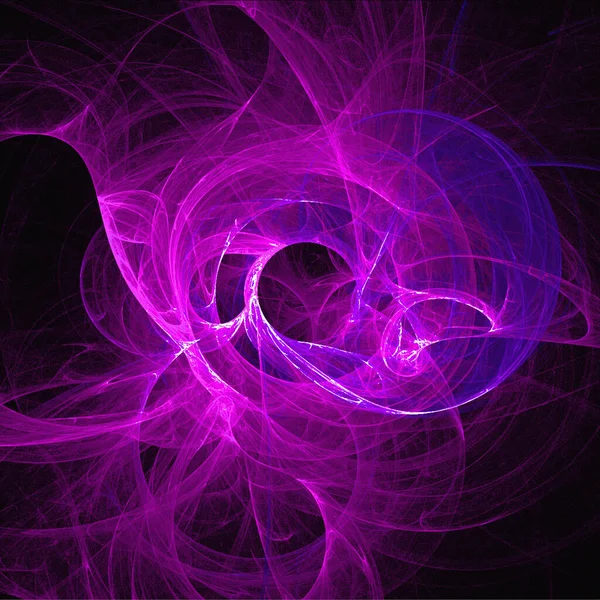 Fantasy Space Illustration Purple Planet Deep Space Wallpaper Design — Stockvector