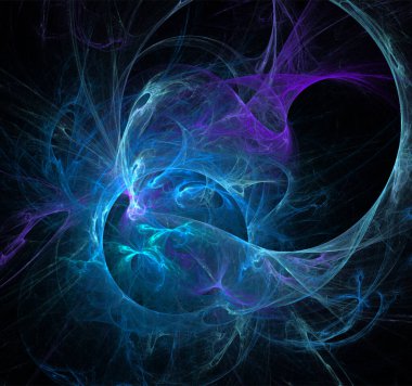 Mavi uzay gezegeni yıldız sistemi, renk grafikleri, arkaplan