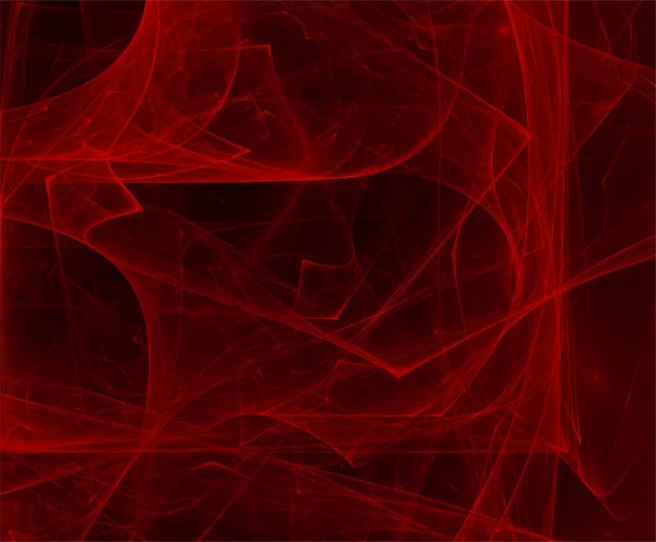 Абстрактный Фон Ярко Красных Линий Черном Фоне Нейронная Сеть Дизайн — стоковый вектор