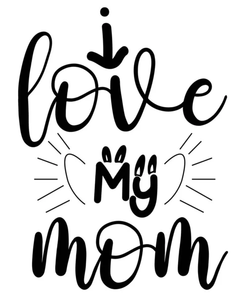 Mother Shirt Design Vector — Image vectorielle