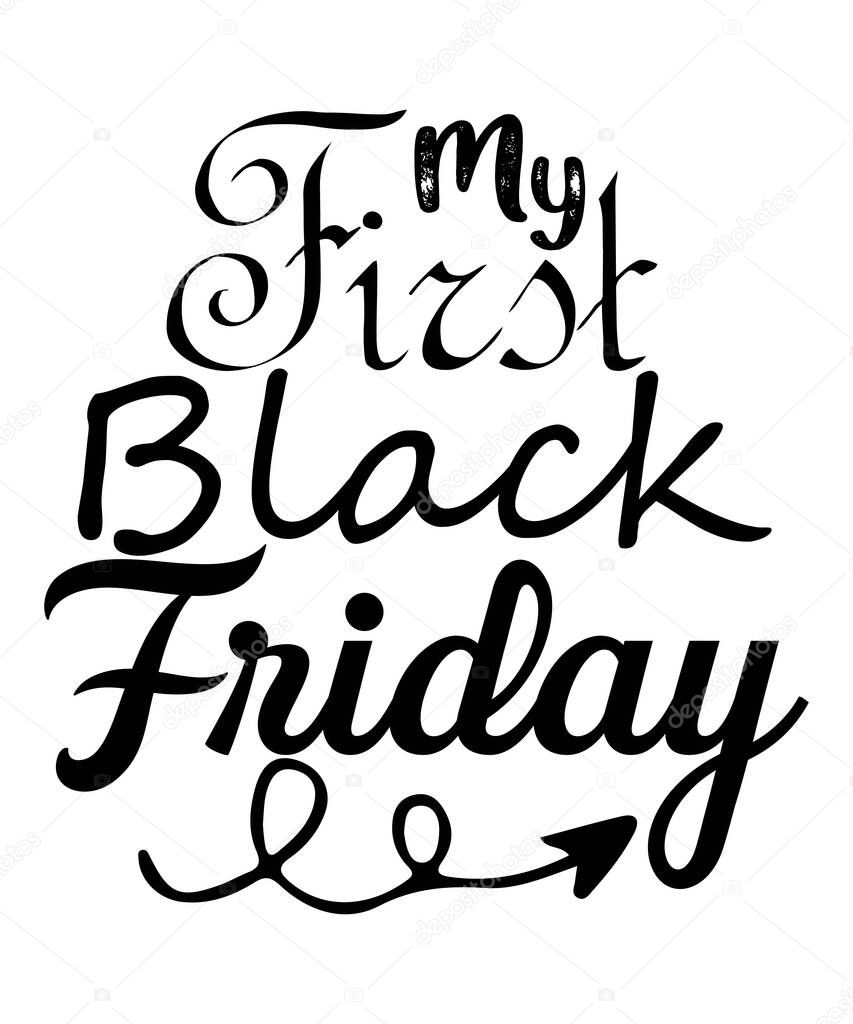 Black Friday SVG design vector