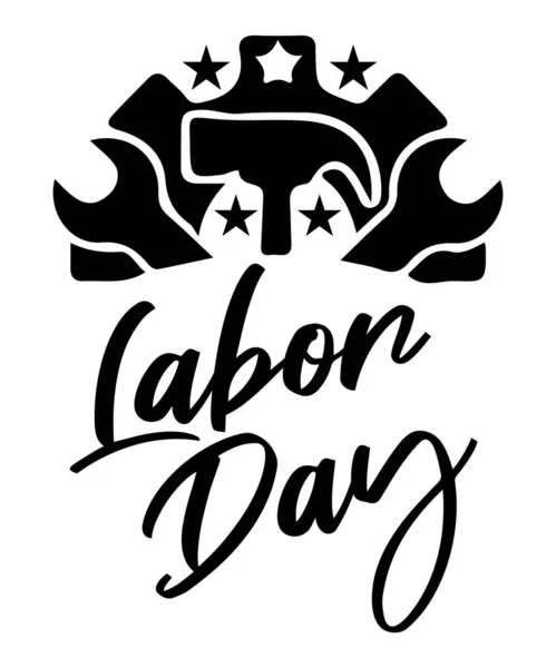 Labor Day Svg Design Vector — Stock Vector