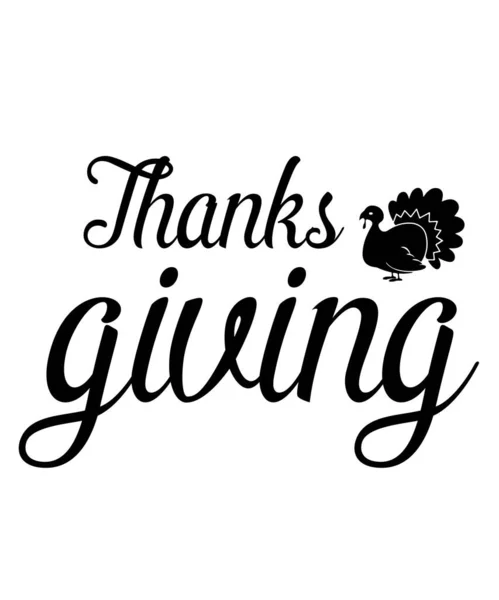 Thanksgiving Svg Design Vector — Archivo Imágenes Vectoriales