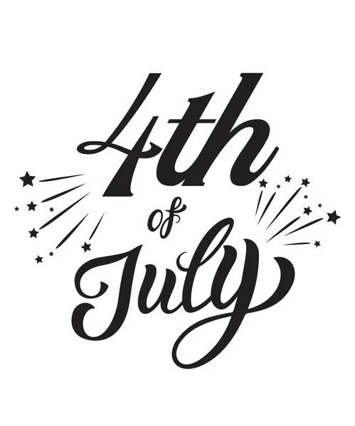 4Th July Svg Design Vector — Wektor stockowy