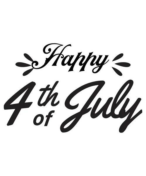4Th July Svg Design Vector — Wektor stockowy
