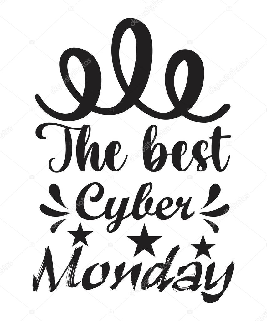 Cyber Monday SVG design vector