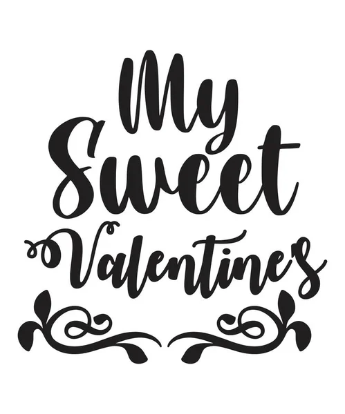 Valentine Svg Design Vector — ストックベクタ