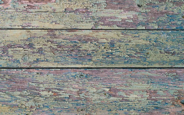 Rustic Brown Weathered Wood Grain Wood Planks Background Blue Green — 图库照片