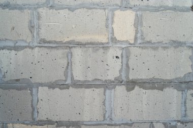 Beyaz Hafif Beton bloğunun arkaplan dokusu, endüstriyel duvar için hammadde