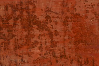Grunge rusty orange brown metal corten steel panel background texture, rust and oxidized metal background. Old metal iron panel Rust dirty Iron Distressed red copper