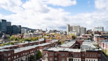 Montreal, Kanada, Timelapse - Gündüz Montreal şehri