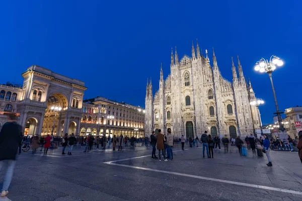 Міланський Собор Duomo Milano Одна Найбільших Церков Світі Знімок Зроблено — стокове фото