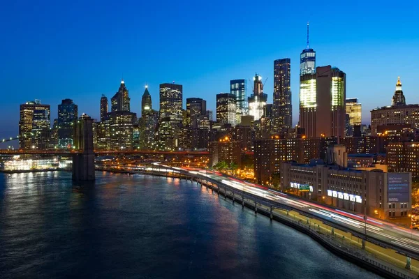 New York şehir merkezinden Skyline, New York, ABD